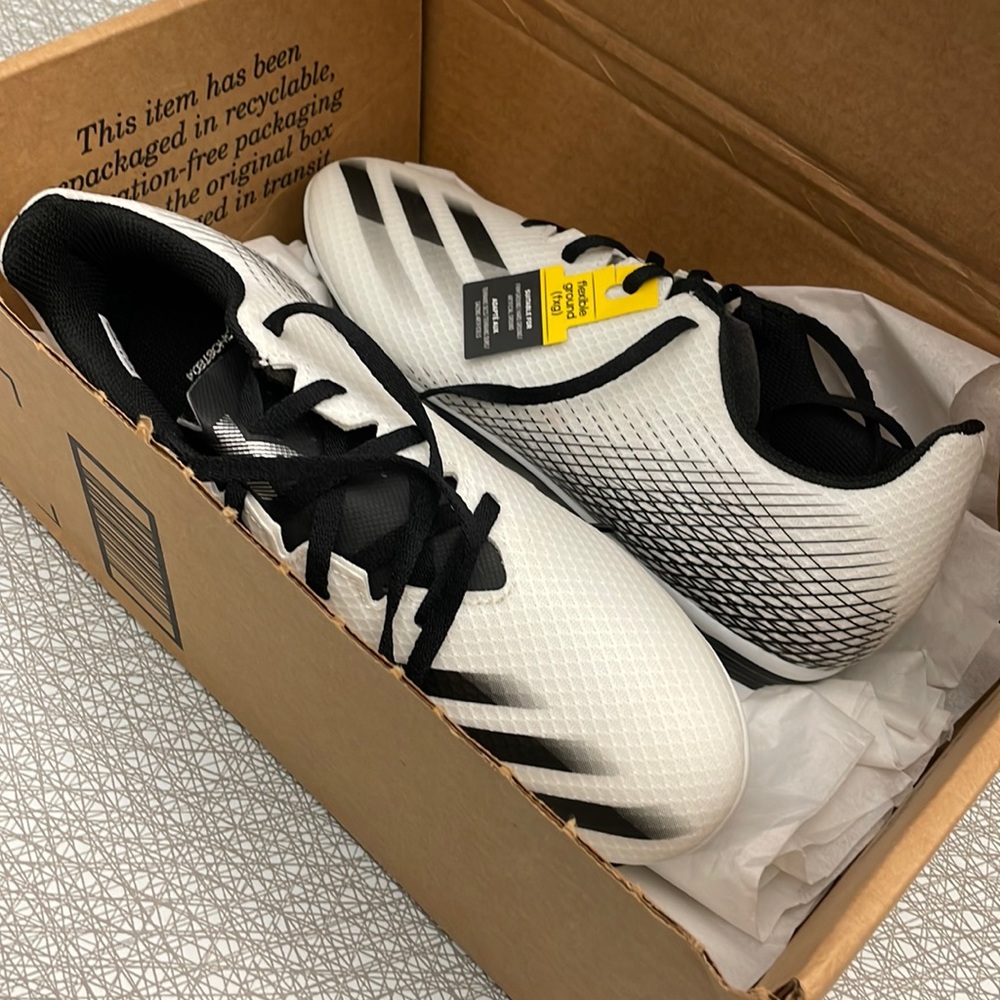 adidas Black and White Athletic Shoes